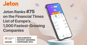 Jeton, en el puesto n.º 75 del Financial Times de las 1000 empresas europeas de mayor crecimiento